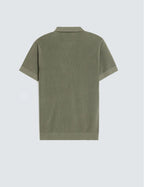 Quarter Zip-Up Polo Shirt