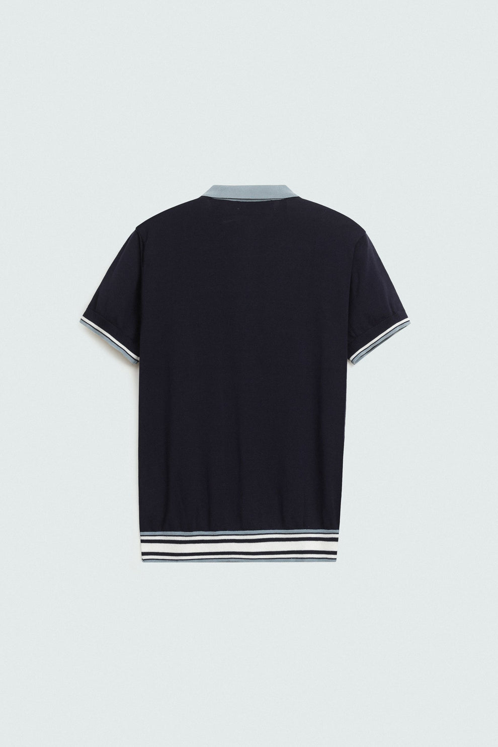 QUARTER ZIP POLO SHIRT