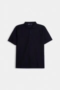 TEXTURED KNIT POLO SHIRT