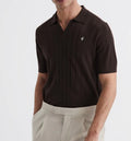 DK CHOCOLATE KNITTED POLO